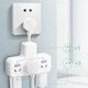 Converter plug one-turn six socket conversion power converter 6-bit general control GN9733K original 9733k converter
