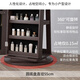 
The first concept of French high-end quality 60-degree rotating three-dimensional mirror full-body mirror floor fitting mirror multi-function storage jewelry cabinet upgraded rotating model 6227-white + monochrome internal light