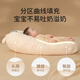 Mingru Beibei baby anti-vomiting slope pad anti-spill and choking baby slope pillow newborn baby sleeping and feeding artifact nursing pillow Bill Bear removable beanie fleece