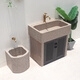 South Sandwich outdoor washbasin courtyard open-air marble balcony outdoor courtyard garden washbasin wash menu basin outdoor 60CM empty pool cabinet door
