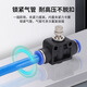 Pneumatic quick connector LSA one-way adjustable pipeline throttle valve trachea quick plug LSA-4 6 8 10 12 LSA-4