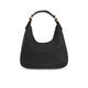 
MICHAEL MICHAEL KORS elegant luxury shoulder bag classic round design black texture cowhide fashion versatile accessories black TU