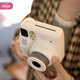 Fuji instax miniSE one-shot instant camera travel smart photo gift white package 1 official content + white border 20 photos + drawstring pocket