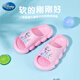 Disney Children's Shoes Summer Bathroom Sandals Girls Princess Elsa Outdoor Non-Slip Flop F1361 Orange Pink