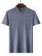 
Lomon dad short-sleeved T-shirt men's summer clothes middle-aged ice silk men's clothing grandfather cotton top middle-aged men's polo shirt 9934 red [65% cotton] M 165/M [115Jin [Jin equals 0.5 kg]]