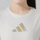 阿迪达斯 （adidas）女装运动套装25夏新款舒适透气简约短袖T恤宽松运动长裤 两件套 JM8803+JD6522 M