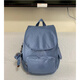 Kipling 2025 Sommer Affenbeutel Casual Nylon Bag mittelgroßer Rucksack grau Blau und Lila (Ki3523) Bodenbreite 27 cm* Dicke 16 cm* Höhe 33,5 cm