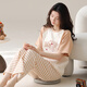Kurzärärmelte Baumwoll-Pyjamas Set Summer Pure Baumwollhosen Home Kleidung koreanische Streifen können außerhalb von Y9721 m getragen werden (empfohlen 75-95jin [Jin gleich 0,5 kg])