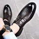 Sustyle International Light Luxury Brand Sommer Real Cowide Männer Anti-Schlupf- und Kee-resistente 2024 neue hohle kalte Lederschuhe High-End All Cowide Black 13701 37 Standardgröße