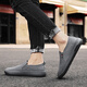 XIANGYUANGE canvas shoes men's summer 2025 new men's one-foot shoes old Beijing cloth shoes casual soft sole work men's shoes gray 42 (260mm)