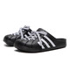 Adidas (adidas) мужская и женская обувь летние лунки Adilette Clog Birkenstock Shoes Sports Slippers JH9848/NO. 1 черный/белый/нет. 1 черный 36,5
