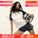 阿迪达斯 （adidas）三叶草SPORTY & RICH联名拼色运动短袖T恤JI9274JI9275 JI9275 尺码偏小 XS (155/80A)