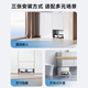 Midea Lingmou V16 Pro Ultra-Thin Mini Base Station de base Automatique Chargement d'eau et vidange Version AI Perception binoculaire intelligente balayage et épongez le nettoyage automatique Séchage et nettoyage de la machine d'étage grande aspiration 0 Système d'enveloppe
