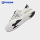 Chaussures pour hommes Fusion Fusion, chaussures de vie de skateboard, 2025 Nouvelles chaussures de coup de pied, chaussures en toile à 2 génération, blancs, blanc / antarctique gris-bc 41