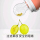 Jiaer Youyou Baby Fruit and Vegetable Fun Silicone Bite Bag for Baby to Eat Fruit and Teething Gel Jiaer Youyou Fruit and Vegetable Fun + Anti-drop Chain