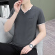 Septwolves Camisa de manga corta de hombres puros de algodón puro con cuello delgado jóvenes delgados jóvenes delgados mimes de pollo para hombres con cáscara de corazón de pollo para hombres mimbrezk blanco QY694 2XL [140-155Jin [Jin equivale a 0.5 kg]]]