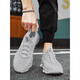 Huili summer men's shoes ice silk mesh hole breathable shoes men's super light stomp feel sports coconut shoes running hollow black [Autumn and winter waterproof style] YC3893 41