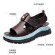 Spider King Offizielle Website Offizielle Website Offizielle Website Sandals Herren Sommer Neues trendy Leder atmungsaktives lässige Strandschuhe weiche Sohle Non-Slip Spider King Zzw6189 Brown [echtes Leder-Cowide] 41 [Standard Lederschuhgröße]