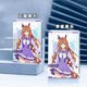 Dragon Racing Horse Girl Barji Reed Hair Cendrillon Marunshinsky Koji Hood Tamamo Cross Acrylique Flow Péripherie bidimensionnelle W3899 HEIR CHEALLELLE TROIS COULEUR BLANC 9 * 13 * 08CM / COULEUR Phantom Glitter + Sequelles
