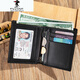 Plover grenzüberschreitende neue echte Leder-Herren-Brieftasche Langer europäischer und amerikanischer Retro-Gemüse-Gemüse gebräunter Leder Geschenk Wallet Wallet Wallet 687-1 kurz