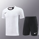 NBA Kids-nike Sports Nouveau entraînement de football d'athlétisme fonctionnant à sèche rapide Sports secs à manches courtes Shorts de sport Nike Nd06 Color Lan Shorts Set Nike S