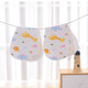 Chengyang baby diapers pure cotton breathable newborn baby meson cloth gauze washable cotton ring diapers peanut type waterproof 5 strips three-layer white rectangle M code