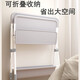无界成品尿布台婴儿床护理台可折叠多功能宝宝换尿布台新生儿洗澡按摩台 绿Plus舒适款+置物架+晾衣杆+储