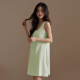 浪莎2025新款带胸垫睡裙女纯欲风可外穿家居服无袖防凸点夏天背心睡衣 黑色背心裙11980 L （适合100-120斤）