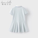 David Bella Girls Kleid Mädchen Rock Sommer Kinder Polosrock antibakteriell kühle Kinderkleidung