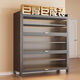 
Yijian steel shoe cabinet door entrance cabinet storage cabinet integrated against the wall multi-layer household shoe rack [thickened carbon steel] 3-layer length 40*width 35*height 80