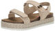Steve Madden Girls Bigmona Sandals, Raffia, 2 Kids Raffia 2 Kids