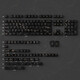 Miaopu Le black marble mechanical keyboard keycap set PBT five-sided thermal sublimation original height adaptation 6187, etc. Small full set