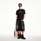 
Jack Jones (JACK/JONES) Reassuring Quality 25 Years Men's Short Sleeve T-Shirt Men's Summer Soft Drop Silky Modal Round Neck High-end Half Sleeve E40 Black Regular M