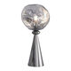 
Bedside lamp decorative light luxury desk lamp Nordic modern simple glass designer living room bedroom model room lamp M1049 smoke gray model button switch