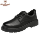 Région occidentale Camel (Vancamel) Top Layer CowHide Travail Chaussures Chaussures martin en cuir authentique à haut niveau British