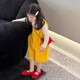 荣西图（RONGXITU）韩版夏日童装女童新款洋气背带短裤两件套 单【黄色背带裤】 120