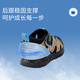 
Dr. Jiang Summer Outdoor Luminous Shoes for Boys and Girls Toddlers Breathable Toddlers Children's Shoes Sports Style Children's Sandals Black/Khaki (Luxurious Style) 25 Foot length is about 15.2-15.7
