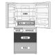 松下（Panasonic）冰箱六门NRF673WXX5风冷无霜带纳诺仪X除味黑镜面 NR-F673WX-X5