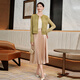 
EP Yaying High-end Series Mulberry Silk Hollow Knitted Vest Sling 2025 Summer New Model 9904A Beige L