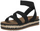 Steve Madden Girls Krissy, Black Black 5 Big Kid