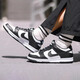 耐克（NIKE）Dunk Low GS大童黑白熊猫复古休闲滑板鞋 RJ CZ2496-001 38.5