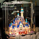 Chengpin Compatible al por mayor LEGO Princesa Dream Building Block Model Children Niñas Regalo de cumpleaños Juguetes Creativos Castillos de ensueño Pequeño 3888 Partículas + Iluminación + Herramientas + Caja acrílica