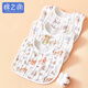 Mianzhirun baby pure cotton newborn gauze U-shaped bib baby saliva napkin water-proof rice pocket breathable four seasons 3-pack