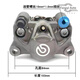 何佳功1098人收藏Brembo布雷博三代对二活塞小螃蟹卡钳小牛9号E/N/M改装 灰银螃蟹(无盒)