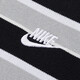 Nike (Nike) Offizielle Herrenkleidung 2025 Frühlings- und Sommer-Trendy Trendy Sportswear Striped kurzärmelig atmungsaktives Revers-Polo-Polo-Hemd FN3897-010 2XL