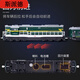 Spider Old Model Simulate Green Leather Train Modèle Alloy Car Mode