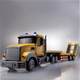 Télécommande à plate-forme Traction Trailer semi-remorque Toys Toys et enfants Télécommande Excavator Engineering Car 142 cm Bleu 7 canaux télécarriéte Télécommande à plate