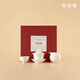 Yueji Kiln Gentleman is like Jade Ice jade porcelain covered bowl small set gift box