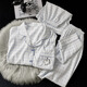 
Jingpufei cute puppy pajamas for women in summer cotton yarn three-piece home clothes Yunduo Cotton-J9901# Paradise puppy three-piece M [Suggestion 75-100Jin [Jin equals 0.5 kg]]