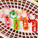
Kunsui Middle School College Entrance Examination Inspirational Text Key Chain Student Cute Key Chain Bell Palette Acrylic Pack Hanging Small Gift Long Inspirational Key Chain [6 Combinations]